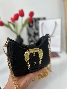Сумочка с цепочкой Versace Черный 8057, Черный, Для девочек 8057 фото