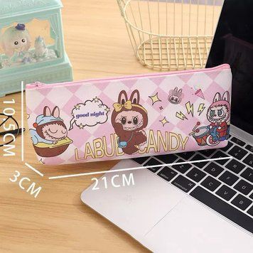 Пенал "LABUBU CANDY" Розовый 2620, Розовый, Для девочек, Весна Осень 2620 фото