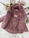 Парка на девочку с мехом Пудровый 8657, Setty Koop, Пудровый, Девочка, Зима, 98 8657 фото 2
