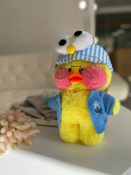 Іграшка "Lalafanfan" з одягом (кофта, пов'язка, сумка + окуляри) Жовта 6970/5 6970/5 фото