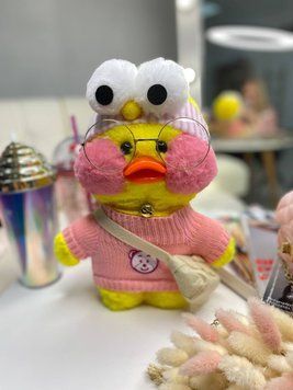 Игрушка "Lalafanfan" с одеждой (кофта, повязка, сумка + очки) Желтая 9022, 218, Bambini, Жёлтый, Унисекс 9022 фото