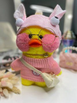 Игрушка "Lalafanfan" с одеждой (кофта, повязка, сумка + очки) Желтая 9025, 205, Bambini, Жёлтый, Унисекс 9025 фото