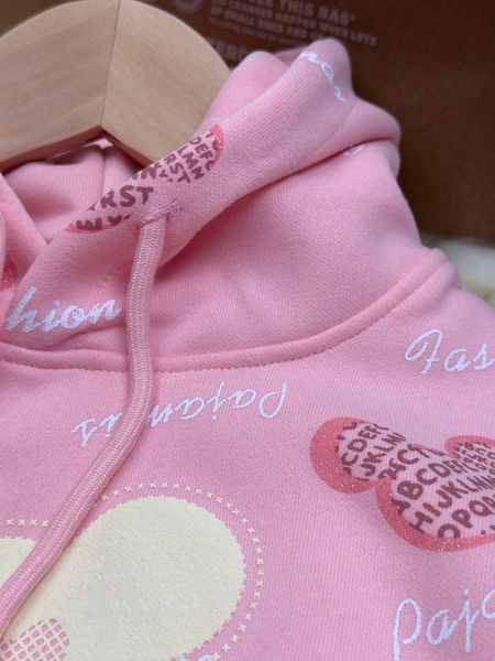 Кофта худи для девочки с капюшоном "Микки" Розовый 63005, 2, GOODDAY, Розовый, Для девочек, Весна Осень, 122 63005 фото