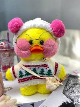 Игрушка "Lalafanfan" с одеждой (кофта, повязка, сумка + очки) Желтая 9031, 219, Bambini, Жёлтый, Унисекс 9031 фото