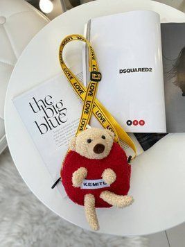 Сумка з ведмедиком Червона 0343 0343 фото