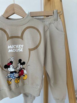 Костюм для хлопчика 2-ка Міккі Маус Бежевий 1140 1140 фото