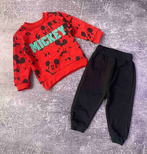 Стильний спортивний костюм для хлопчика Mickey Червоний 1803 1803 фото